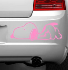Sleeping Snoopy Vinyl Decal