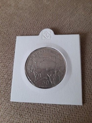 Isle man christmas 50p - of, 1986