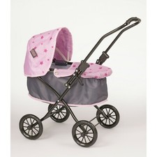 Mamas & Papas Foldable My First Pram Pink Stroller Buggy For Doll Junior Kids