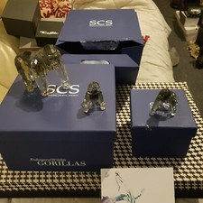 SWAROVSKI SCS Endangered Gorillas and Cubs 