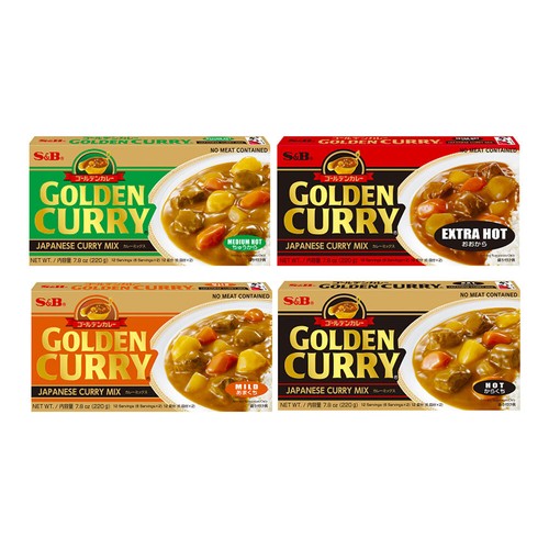 Japanese golden katsu - s&b,