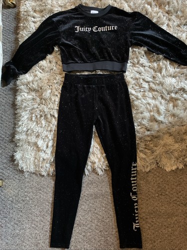 Girls black sparkly juicy - girls,