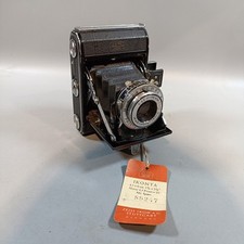 ZEISS IKON IKONTA 521 vintage Folding Camera With Original Hang Tag!! Zeiss Ikon