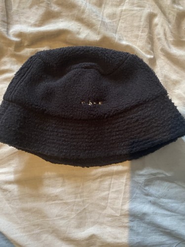 Nike black fluffy bucket - fluffy, hat