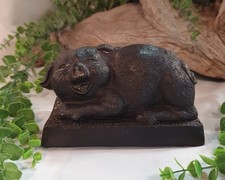Vintage Cold Cast Bronze Pig