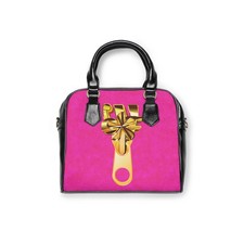 Stylish Pink Print Shoulder