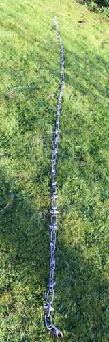 Galvanised spiked fencing - galvanised,