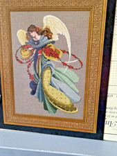 lavender lace cross stitch