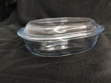 Pyrex Oval Lidded Glass Hostess Trolley Dishes