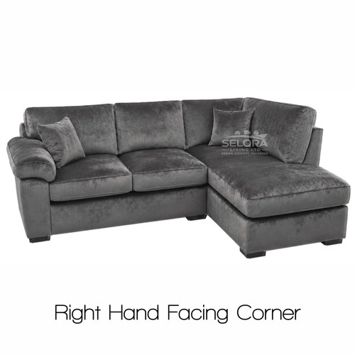 Amalfi grey plush fabric - grey,