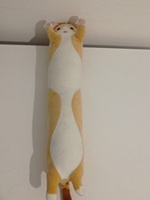 Long Cute Cat Plush Pillow