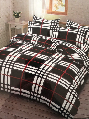 Double bedding set tartan - set,