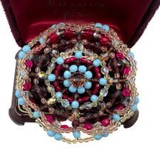 HUGE ROSETTE VINTAGE BROOCH