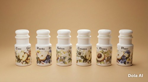 Elegant vintage opaline - elegant, milk