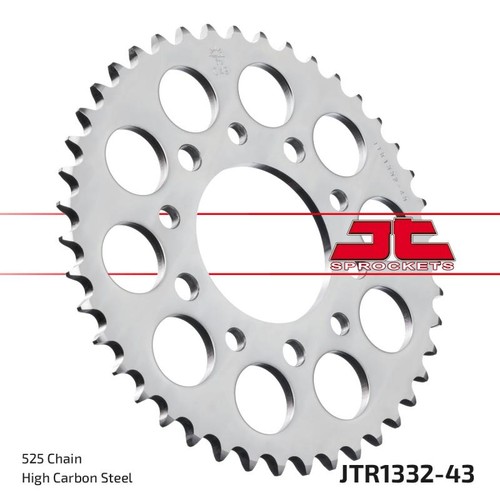 Rear sprocket teeth for - jt, 43