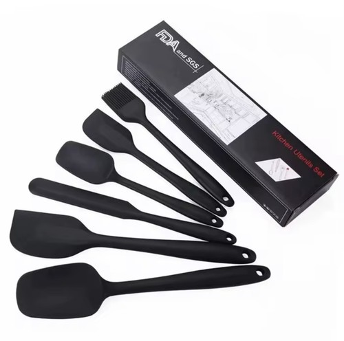 Sleek black piece - sleek, 6-piece