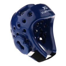 Boxing Headgear EVA Head Guard Taekwondo Sparring KickBoxing Helmet Blue L