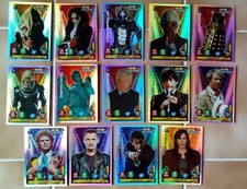 Dr Doctor Who ALIEN ARMIES 14 Super Foil and Emboss (F and E Cards) Set - Panini