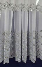 White Lace Cheap Net Curtains
