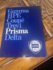 Lancia Gamma Hpe Coupe Trevi Prisma Delta