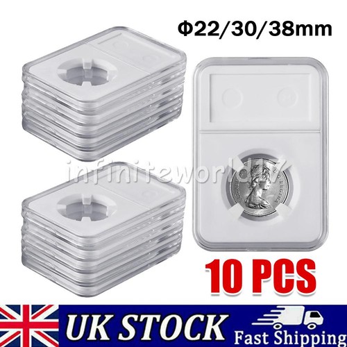10pcs 38mm coin slab - 22/30/38mm,