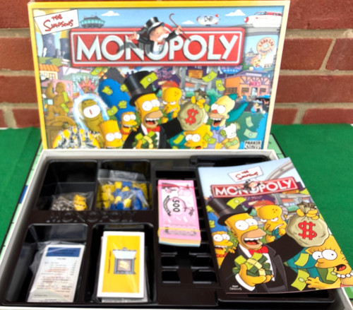 Monopoly the simpsons board - the,