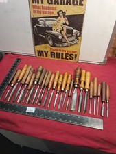 Job Lot of 23 Vintage Chisels