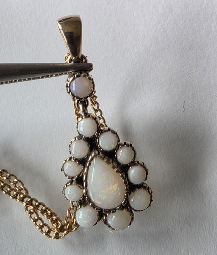 9ct yellow gold and - gold, opal