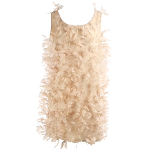 Max mara beige - beige, feather