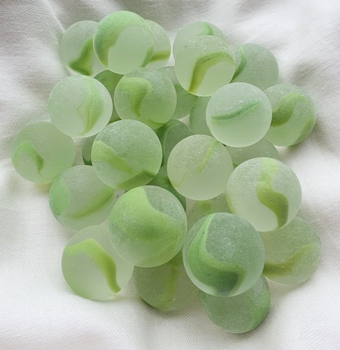 Green frosted rainbow glass - 12,