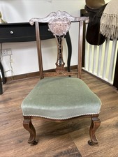 A pair of Victorian carved