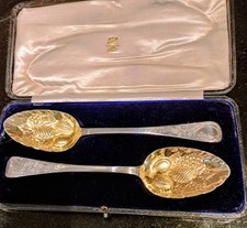 Superb pair 1841 solid silver