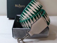 mulberry leather bag strap