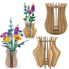 Wooden Puzzle Vase for Lego