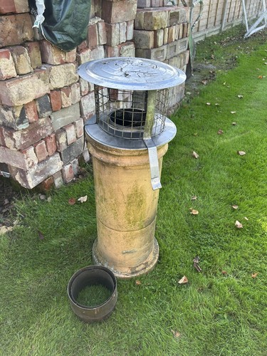 Pot hanging cowl and flue - pot,