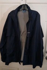 Dunlop Men's Blue Full Zip Nylon Windbreaker Sz XL