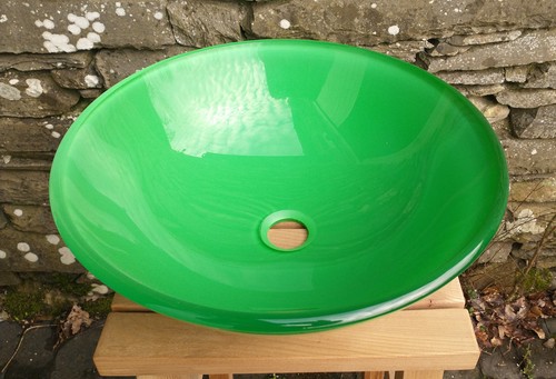 Wash hand basin glass - wash, in