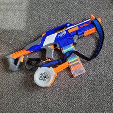 Nerf N-Strike Elite Rapidstrike CS-18 Motorized Blaster Dart Gun With Two Mags