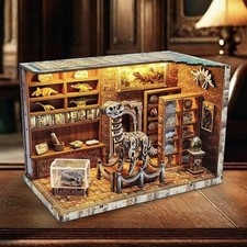 Dinosaur Book Nook 3D Wooden