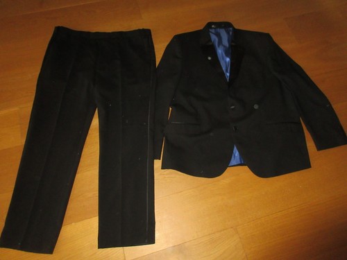 Marks spencer black wool mix - &,