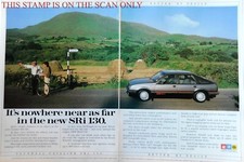 Vauxhall CAVALIER 'SRi 130' Motor Car ADVERT : Original 1987 Print Ad D292
