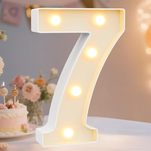 Decorative led light number - decorative,