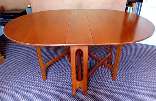 Teak mid century oval - mid, dining