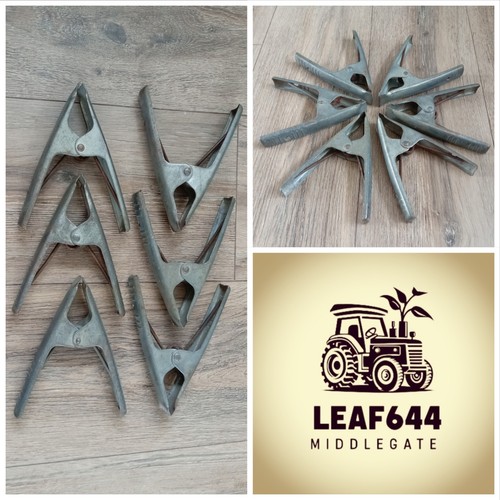 Market stall clips metal - 6x,