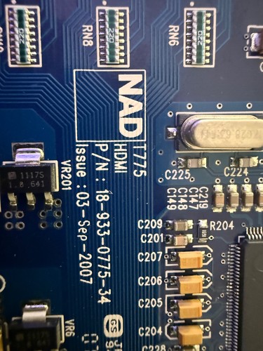 Nad t775 t785 dsp and - nad,