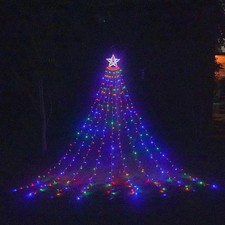 350 Light SHOOTING STAR WATERFALL LIGHT CHRISTMAS XMAS TREE HANGING FAIRY LIGHTS