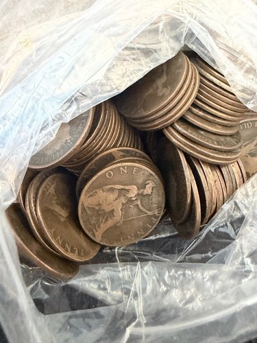 Bulk victorian 1896 pennies - bulk,