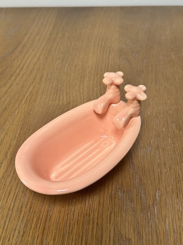 Vintage pink clawfoot bathtub - pink,