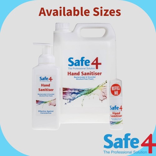 Safe4 alcohol free - safe4, hand