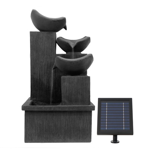 Solar powered cascading slate - powered,